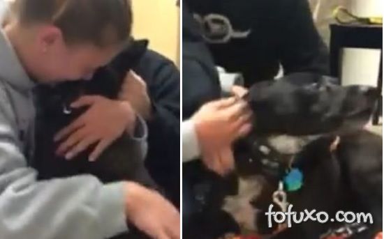 Vídeo mostra reencontro emocionante de mulher com seu cachorro perdido