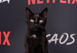 Salem foi a grande estrela de evento de lançamento de nova série de Sabrina