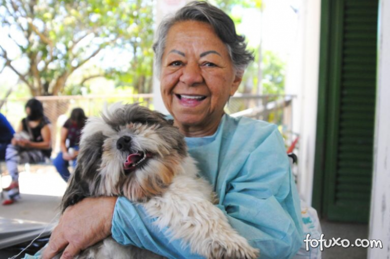 Hospital do DF promove encontra de paciente com cachorro