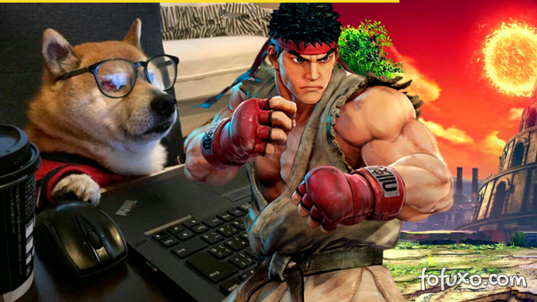Vídeo flagra cachorro jogando Street Fighter 