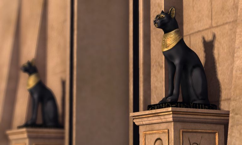 Por que os gatos eram idolatrados no antigo Egito?